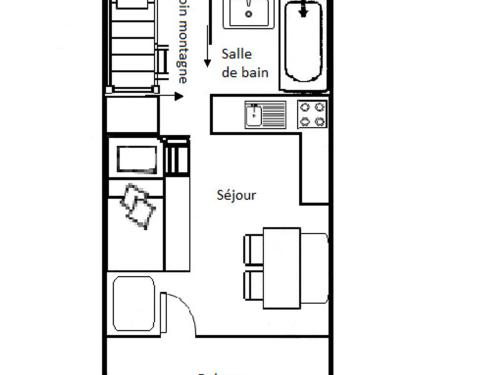 Appartement Méribel 1 pièce 4 personnes - FR-1-411-118 - main image