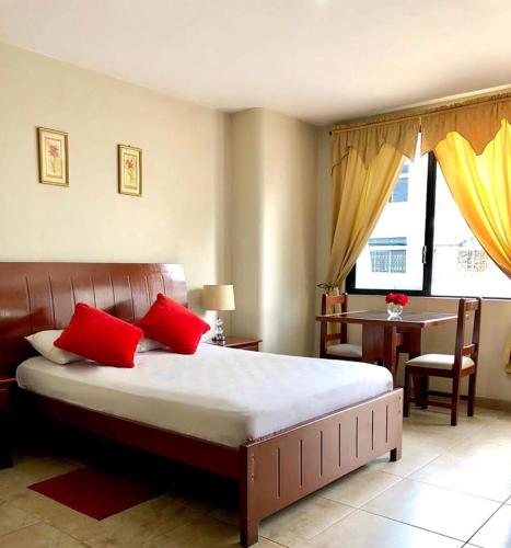 1 double bed
