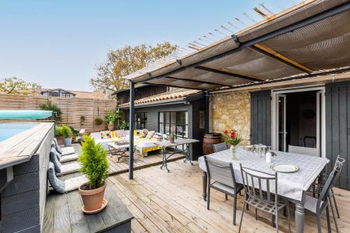 Villa pierre et espace bien etre gîte à louer Vertheuil