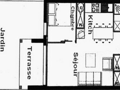 Appartement Montauban-de-Luchon, 2 pièces, 6 personnes - FR-1-313-142
