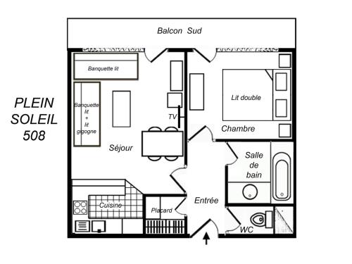 Appartement Méribel 2 pièces 5 personnes - FR-1-182-3 - image 9