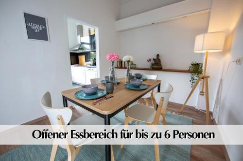 Zentrale 80m2 3R Wohnung mit Parkplatz, Kingsize Betten, Smart-TV, etc