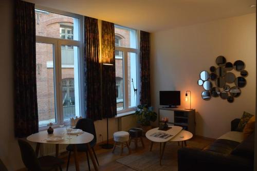 Hippe studio in historisch gebouw in oude centrum, Amberes