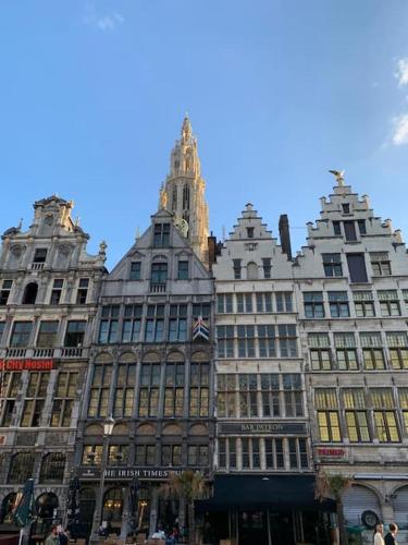 Hippe studio in historisch gebouw in oude centrum, Amberes (foto 10)