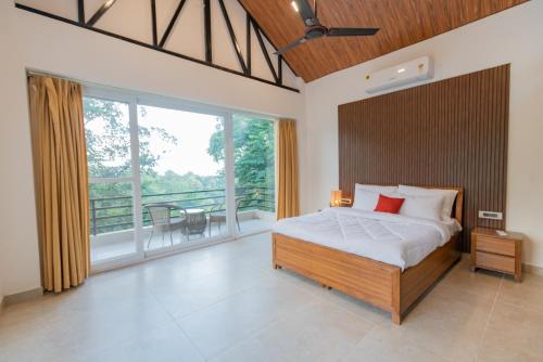 Exterior view of SaffronStays Polaris, Dehradun - pet-friendly Swedish home amidst nature