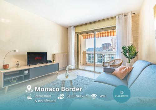 50m de Monaco, Grimaldi forum, Larvotto Beach - AI - Location saisonnière - Beausoleil