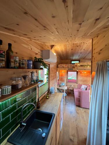 Zirbenholz Tiny House "Waldhauszeit" am See