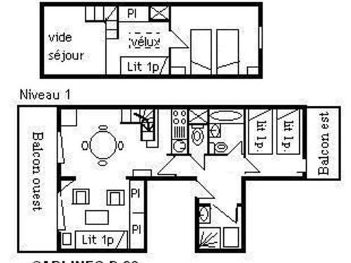 Appartement Méribel 3 pièces 6 personnes - FR-1-180-309 - image 9