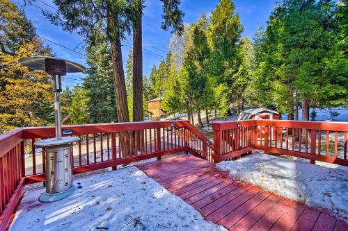 Running Springs Cabin with Deck and Forest Views