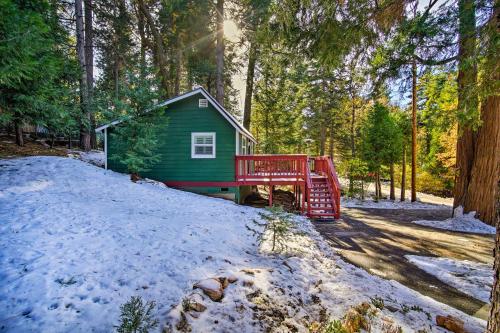 Running Springs Cabin with Deck and Forest Views