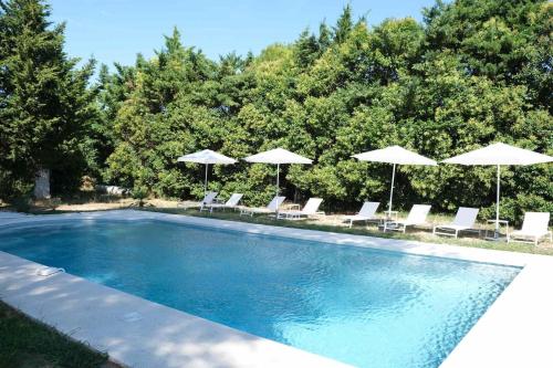 charming house with private pool in lagnes, near isle sur la sorgue, in the luberon, in Provence, for 8 people