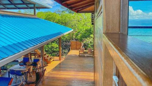balkong/terrass, Bahia Coral Lodge in Punta Caracol