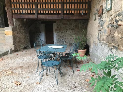 Erkély/terasz, Le Gîte de Buffetières (Le Gite de Buffetieres) in L'Arbresle