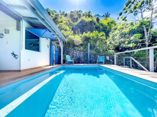 Aquamarine, private room in Villa Casa Blue pool sea view