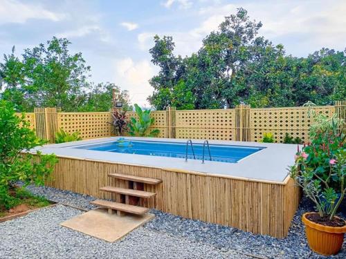 Swimming pool, The Cabins at LVF near Palawan Wildlife Rescue and Conservation Center