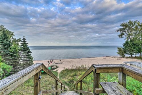 . Lakefront Forestville Paradise w/ Private Beach!