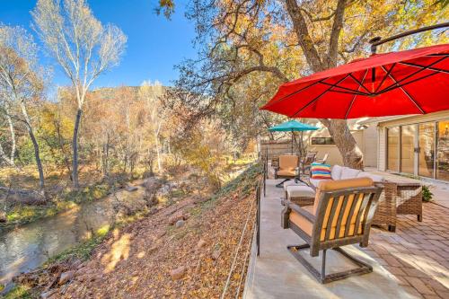 Beautiful Cabin with Deck on East Verde River!, Beaver Valley Estates Subdivision