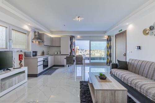Terrace View-Stylish 2Bedroom Penthouse Ac-Wifi, Msida (fotografie 7)