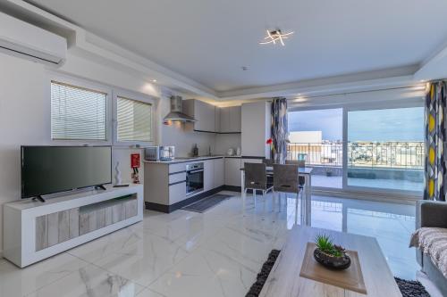 Terrace View-Stylish 2Bedroom Penthouse Ac-Wifi, Msida (fotografie 8)