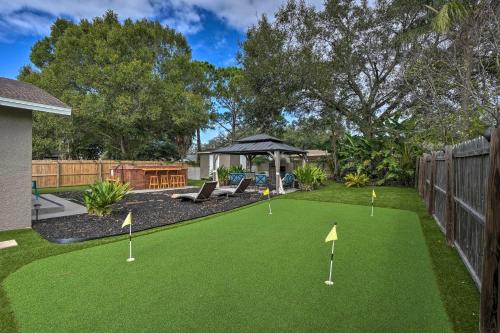 Beachy Palm Harbor Escape with Swim Spa Pool and Gazebo - image 4