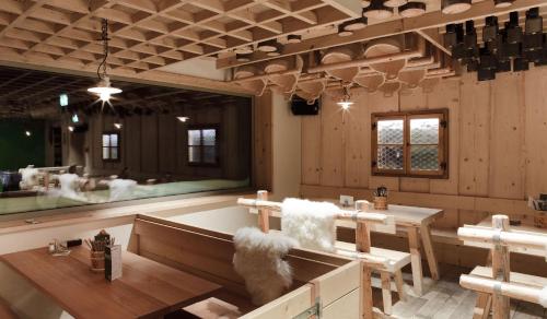 餐廳, Bärghuis Jochpass - Alpine Hideaway - 2222müM (Barghuis Jochpass - Alpine Hideaway - 2222muM) in 禾芬舒伊森