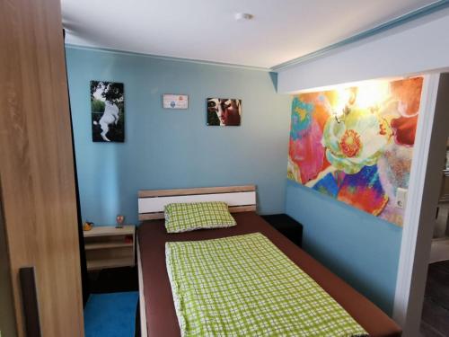1 double bed