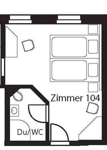 2 twin beds