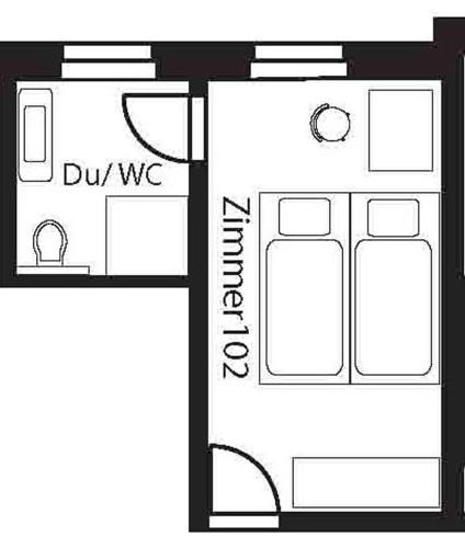 HOTEL Bahnhof Balingen Room Type - Standard Double Room