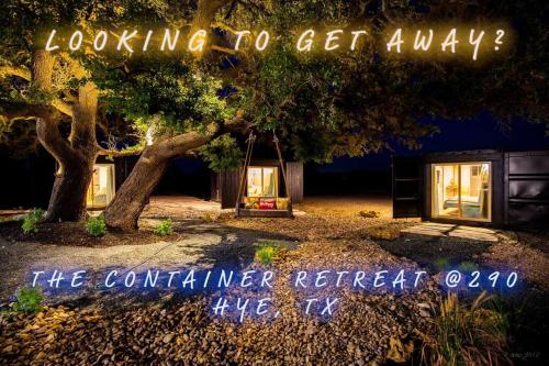 The Container Retreat @ 290 Wine Trail #6 Enjoy nature! in Stonewall (TX)