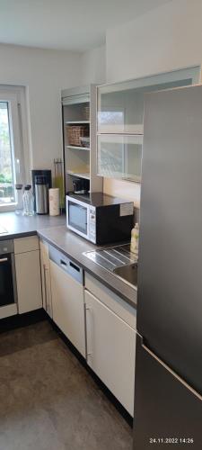 ห้องครัว, Deisterquartier, Ferienwohnung am Naherholungsgebiet in บาร์ซิงเฮาเซิน