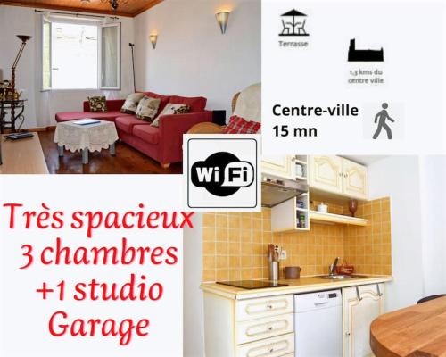 B&B Albi - Pavillon de 4 couchages, très calme, proche centre ville - Bed and Breakfast Albi