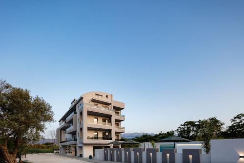 Exterior view, Aurora apartments in Theriso