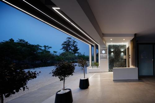 Exterior view, Aurora apartments in Theriso