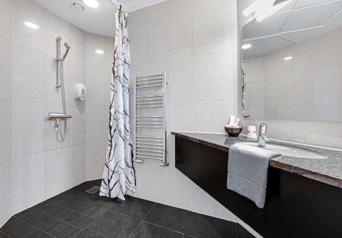 Bathroom, Hotel Ansgar in Esbjerg City Center