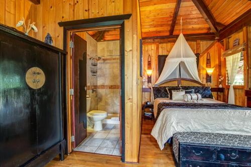 The Bali House and Cottage at Kehena Beach Hawaii