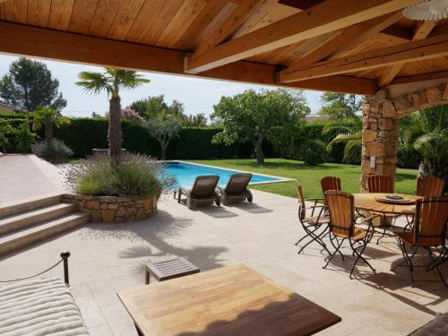 Stylish holiday home in Lorgues with private heated pool