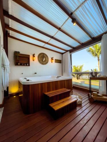 Bañera de hidromasaje, Hotel VillaReal Guaratuba - Caieiras in Guaratuba