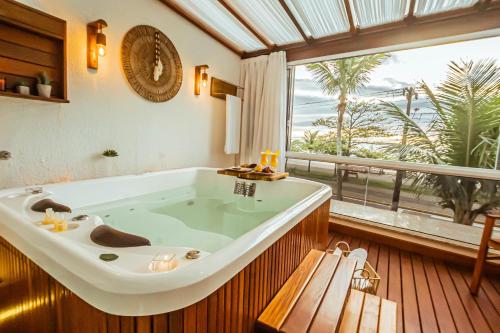 Hotel VillaReal Guaratuba - Caieiras - 온수 욕조