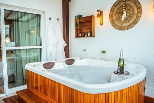 Hotel VillaReal Guaratuba - Caieiras - 온수 욕조