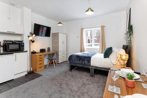 City Centre Studio 1 with Kitchenette, Free Wifi and Smart TV with Netflix by Yoko Property - North Ormesby
