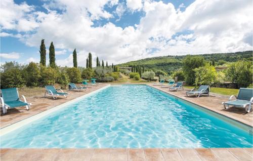  Vista piscina, Pension in Migliano bei Castel deʼ Fiori