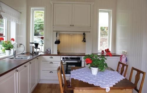 Kitchen, Stunning Home In Lyngdal With 3 Bedrooms And Wifi in Lyngdal