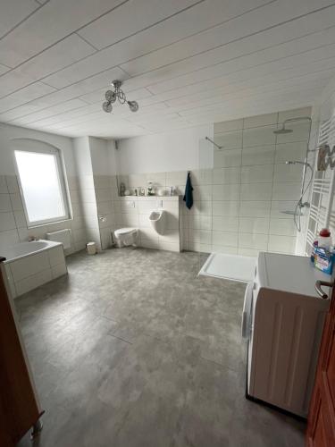 Badeværelse, MR-Ferienwohnung - Wohnung Hönnersum (MR-Ferienwohnung - Wohnung Honnersum) in Harsum