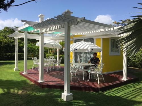 tuin, HOTEL CASA AMARILLA et RESTAURANT in Punta Chame