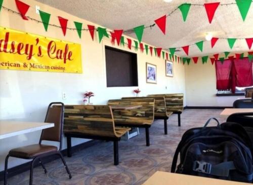 Étterem, Sands Motel in Van Horn (Texas)