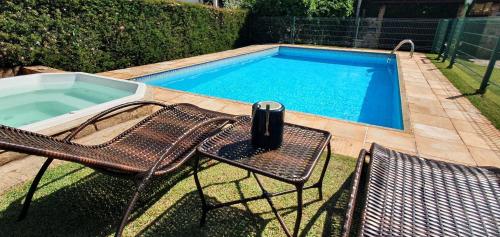 Casa Família com Pets em Itaipava, 3 quartos, piscina cercada, lareira, área gourmet