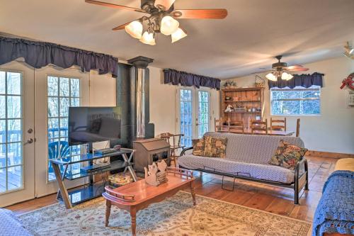 Secluded Bryson City Home with Deck Steps to Creek! - image 14