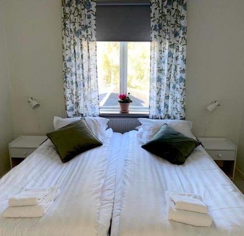 1 queen bed, 1 sofa bed