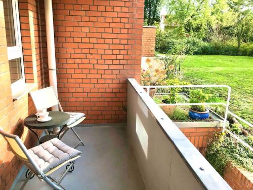 Cozy Apartment near Maschsee, balcony, gardenview, Hannover (fotografie 9)