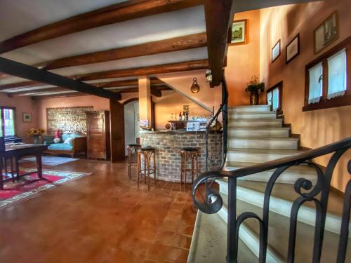Bejárat, Villa Stefania Asolo piscina e biliardo in Altivole